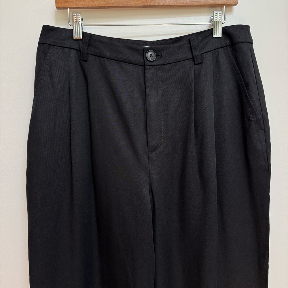 Loft Lyocell Emory Wide Leg Trouser Pants Size 10 NWT - Picture 3 of 14